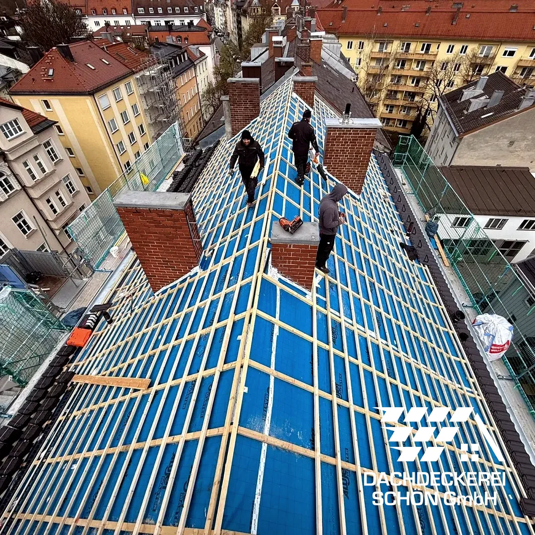 Projekt München Harlaching der Dachdeckerei Schön